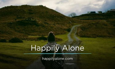 HappilyAlone.com - Creative brandable domain for sale